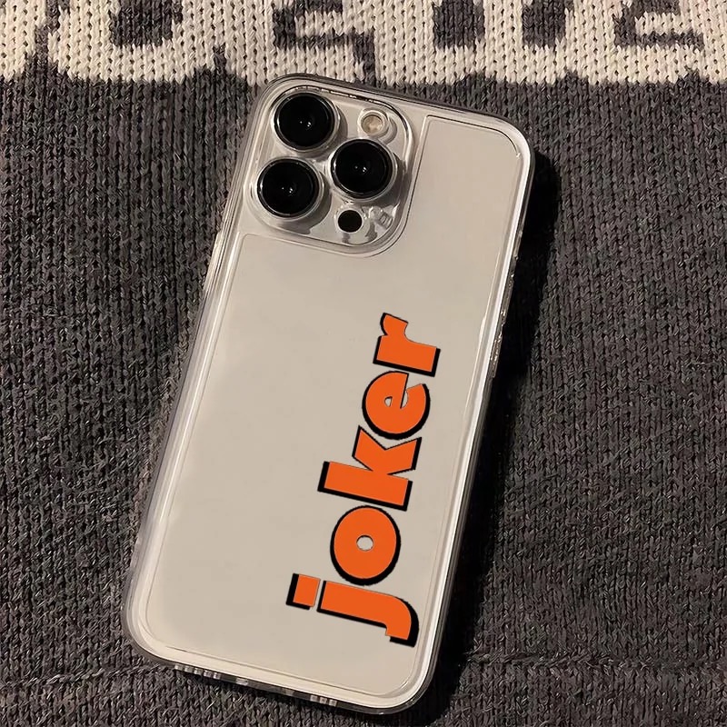 Transparent joker phone case AC167 images